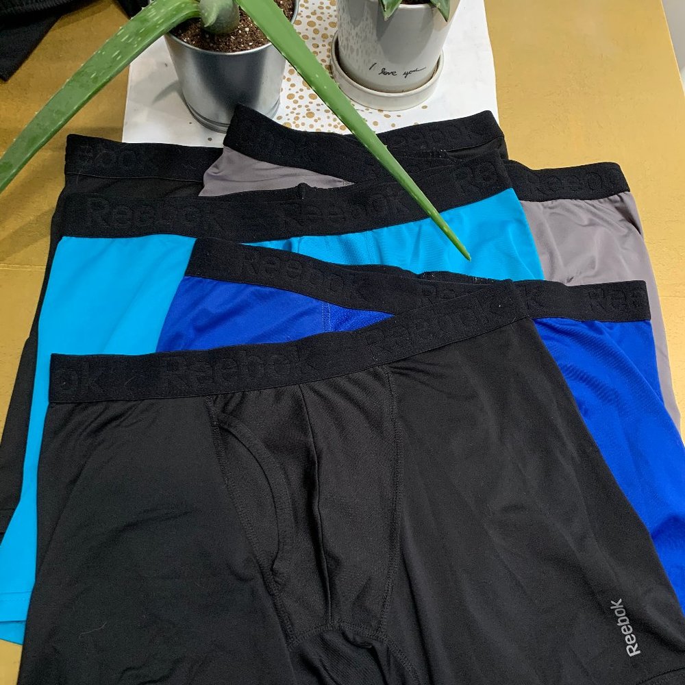 Bundle of 5 Reebok Performance Boxer Briefs L
